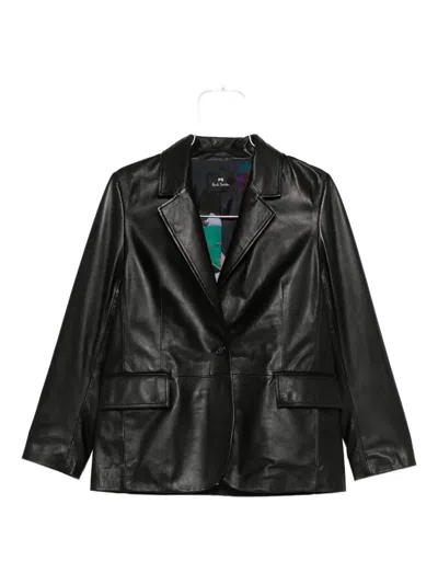 Ps By Paul Smith Ps Paul Smith Leather Jacket