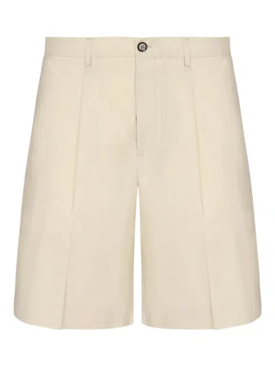 Be Able Pleat-detailed Pocket Shorts In White
