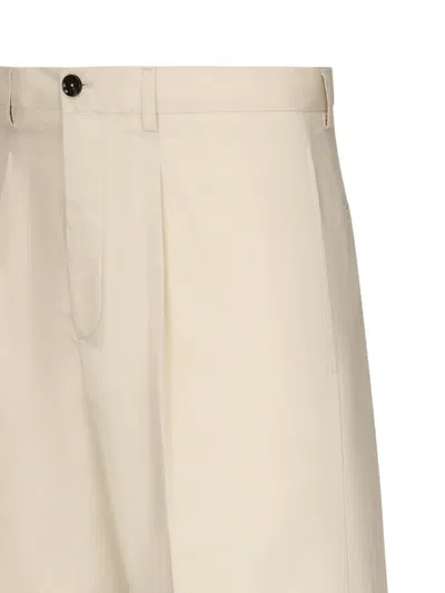 Be Able Pleat-detailed Pocket Shorts In White