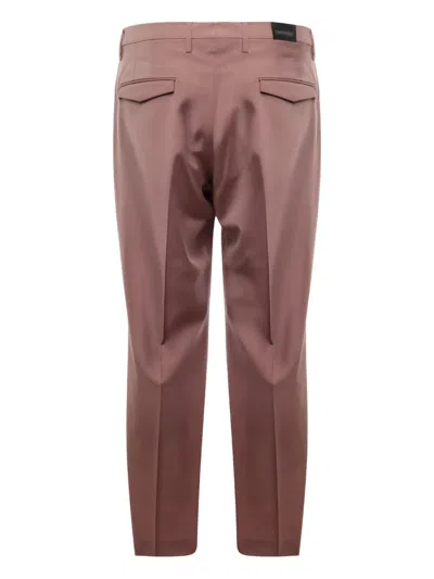 Michael Coal Pleat-detailed Trousers In Purple