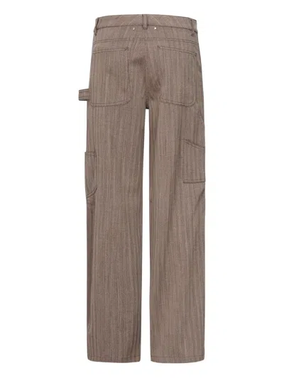 Golden Goose Journey Trousers In Wool Blend In Brown