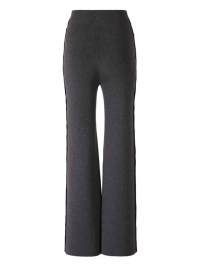 Jil Sander Knit Trousers Buttons In Blue