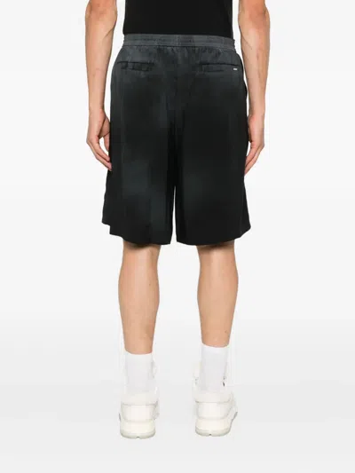 Amiri Embroidered-design Shorts In Blue