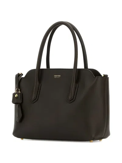Tom Ford Medium Alexandre Leather Tote Bag
