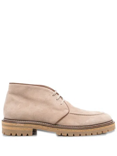 Eleventy Schnürstiefel Aus Wildleder