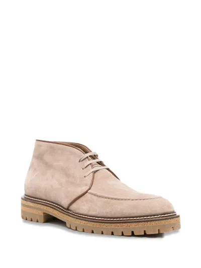 Eleventy Schnürstiefel Aus Wildleder