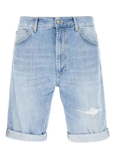 Dondup Denim Bermuda Shorts In Blue