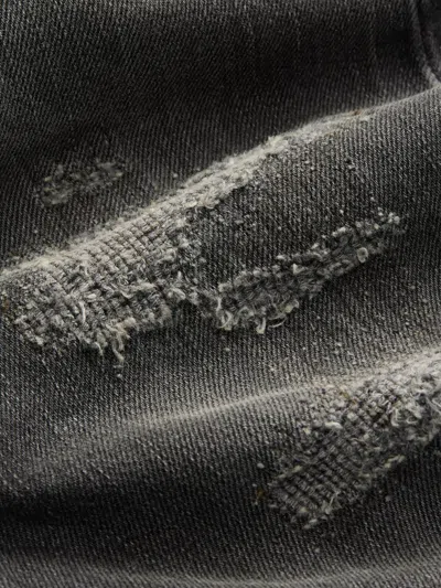 Rrl Jeans In Distressed-optik In Black