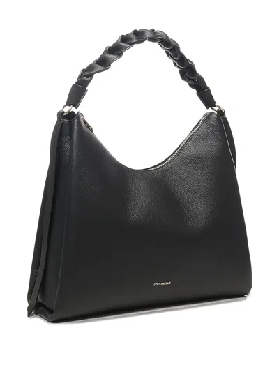 Coccinelle Medium Boheme Shoulder Bag In Black