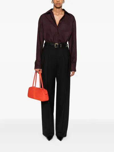 Victoria Beckham Trousers Blacks And Greys In Black