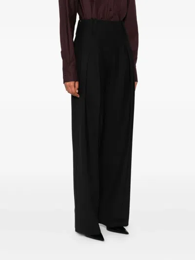 Victoria Beckham Trousers Blacks And Greys In Black
