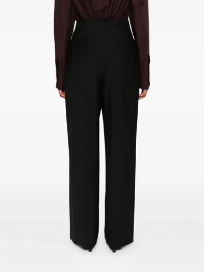 Victoria Beckham Trousers Blacks And Greys In Black