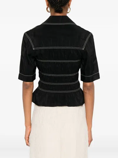 Nanushka Gesmoktes Hemd In Black