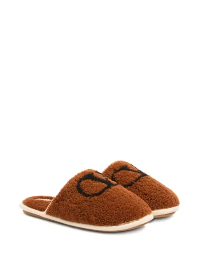 Valentino Round Toe Slippers