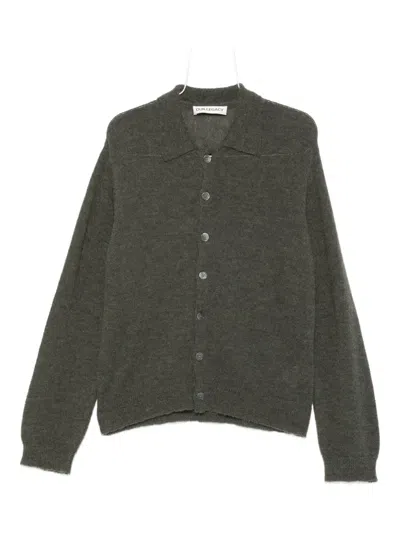 Our Legacy Alpaca Wool-blend Cardigan In Gray
