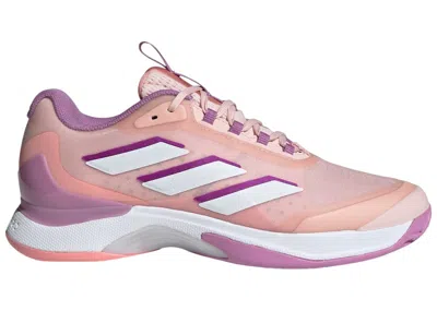 Pre-owned Adidas Originals Avacourt 2 (women's) Sneakers In Sandy Pink/cloud White/purple Burst