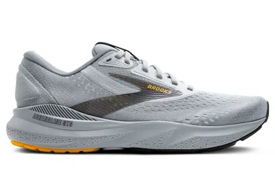 Pre-owned Brooks Men's  Adrenaline Gts 24 Sneakers In Alloy/white/gold Fusion