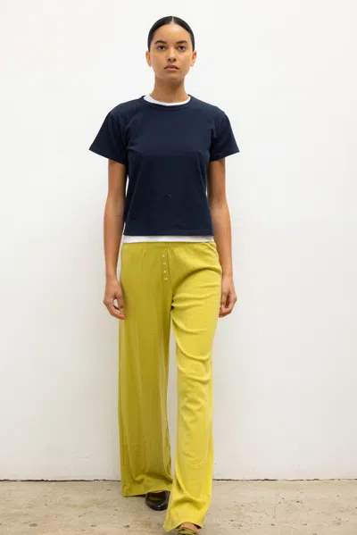 Leset Pointelle Boxer Pant In Multi