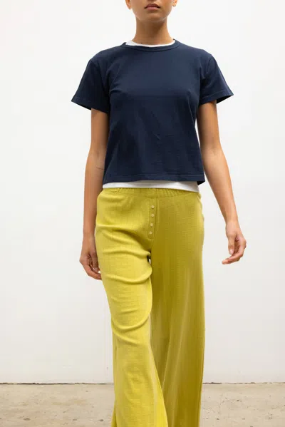 Leset Pointelle Boxer Pant In Multi