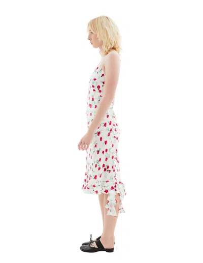 Marni Monoprint Dress In White