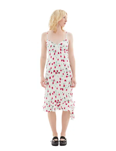 Marni Monoprint Dress In White