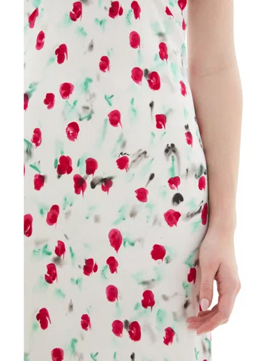 Marni Monoprint Dress In White