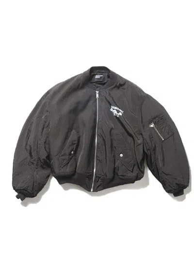 Enfants Riches Deprimes Zip Front Bomber Jacket In Gray