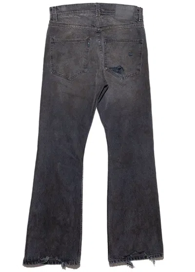 Enfants Riches Deprimes Flared Denim Cotton Jeans In Black