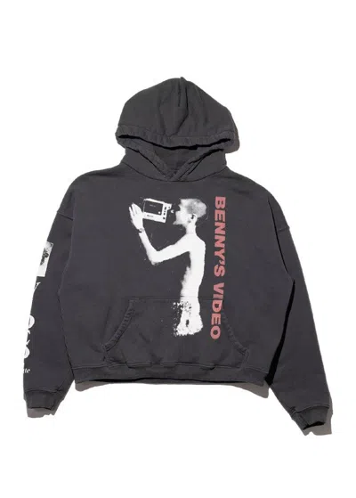 Enfants Riches Deprimes Dark Grey Hoodie With Print In Gray