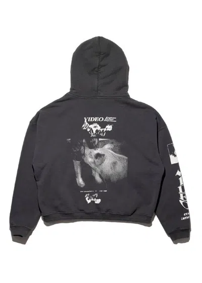 Enfants Riches Deprimes Dark Grey Hoodie With Print In Gray