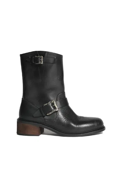 Enfants Riches Deprimes Engineer Boots In Black