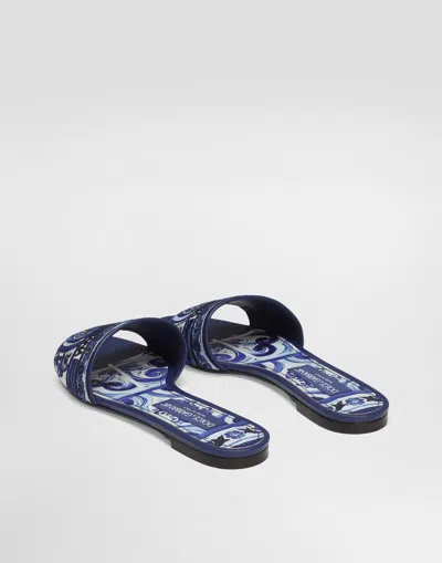 Dolce & Gabbana Embroidered Slides
