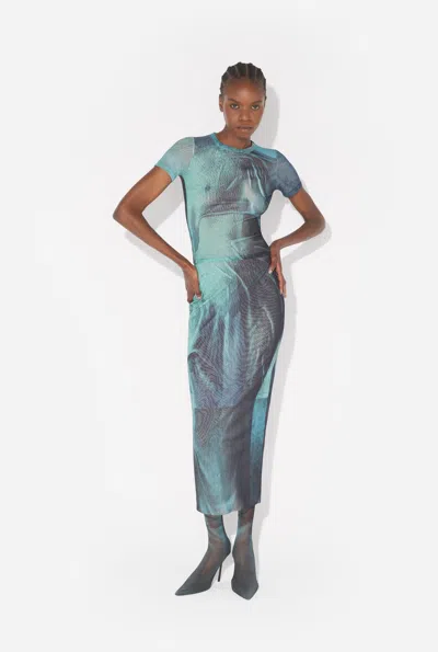 Jean Paul Gaultier Water Baby Tee Woman Indigo In Multi