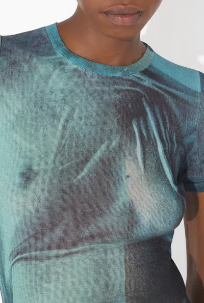 Jean Paul Gaultier Water Baby Tee Woman Indigo In Multi