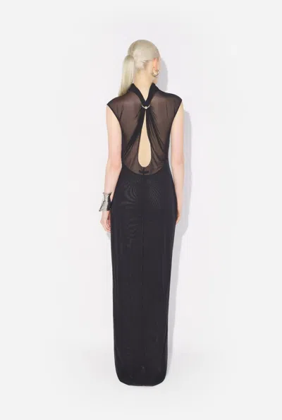 Jean Paul Gaultier Sequin Long Dress Woman Black