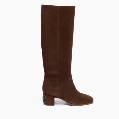 Casadei Muni Nomad To The Knee - Woman High Boots Cacao 36.5