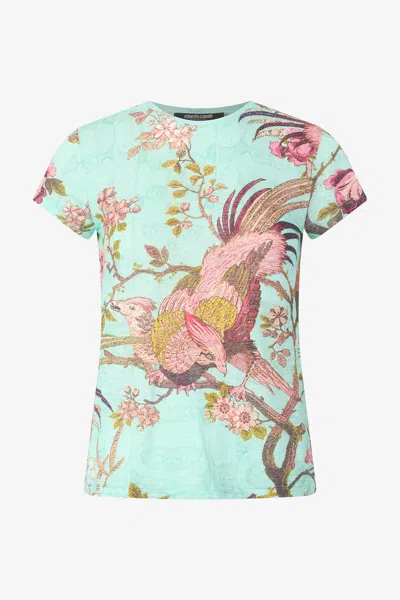 Roberto Cavalli T-shirt With Naturalistic Print