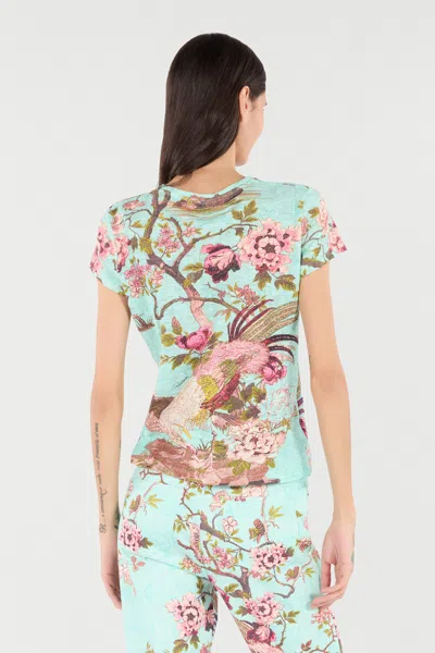 Roberto Cavalli T-shirt With Naturalistic Print
