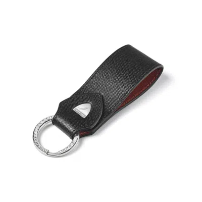 Aspinal Of London Small Leather Loop Keyring