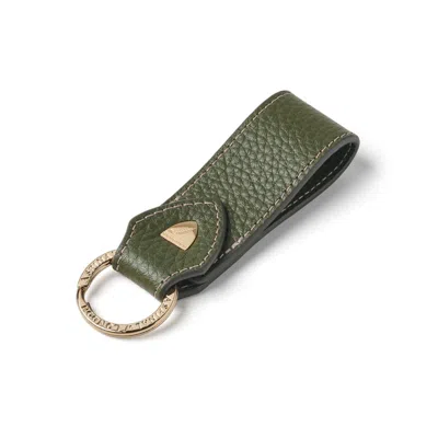 Aspinal Of London Small Leather Loop Keyring