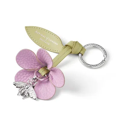 Aspinal Of London Wildflower & Bee Keyring