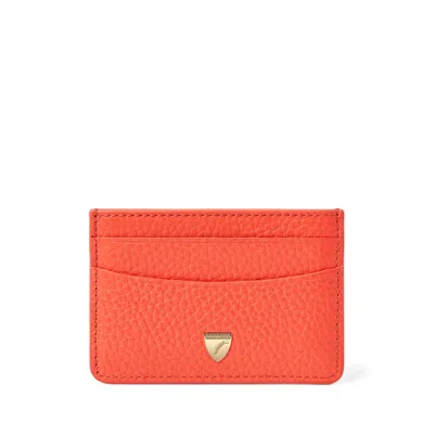 Aspinal Of London Slim Credit Card Holder In Red