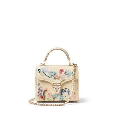 Aspinal Of London Mini Mayfair Embroidered Bag