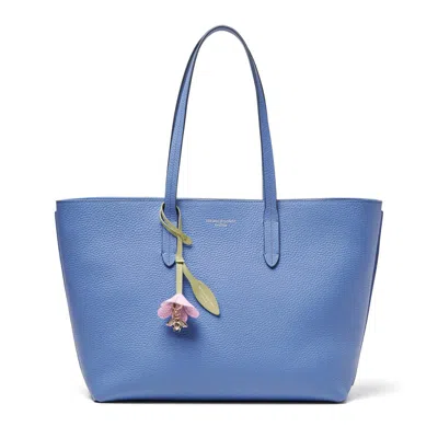 Aspinal Of London Zipped East West Tote Bag With Charm