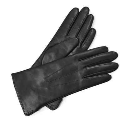 Aspinal Of London Women's Cashmere Lined Leather Gloves