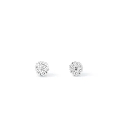 Aspinal Of London Monaco 1.0ct Diamond Cluster Stud Earrings