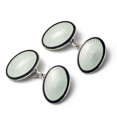 Aspinal Of London Vitreous Enamel Cufflinks