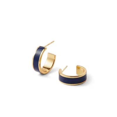Aspinal Of London Enamel Hoop Earrings