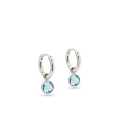 Aspinal Of London Gemstone Huggie Earrings