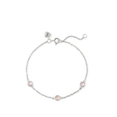Aspinal Of London Gemstone Bracelet In Metallic